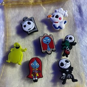 The Nightmare Before Christmas 7pc Croc Charm Set
